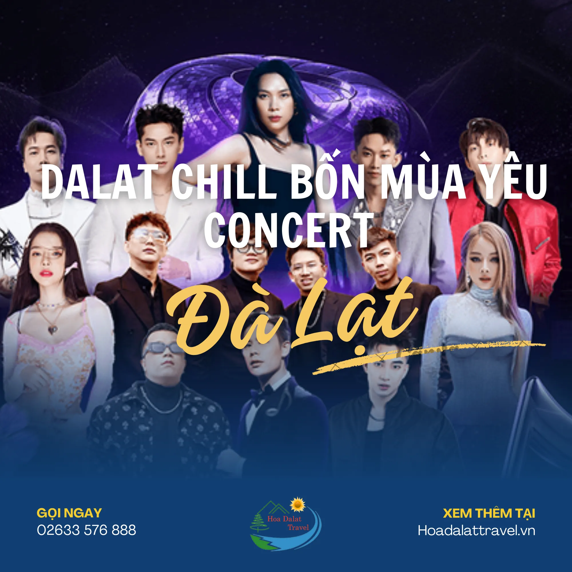 Dalat Chill Bon Mua Yeu Concert